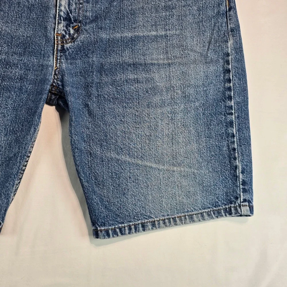 Levis 505 Regular Fit Denim Shorts Mens 38 Medium Wash Blue Jeans 34505-2114